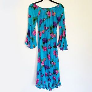 "Tree of Life" Off the Shoulder Dress